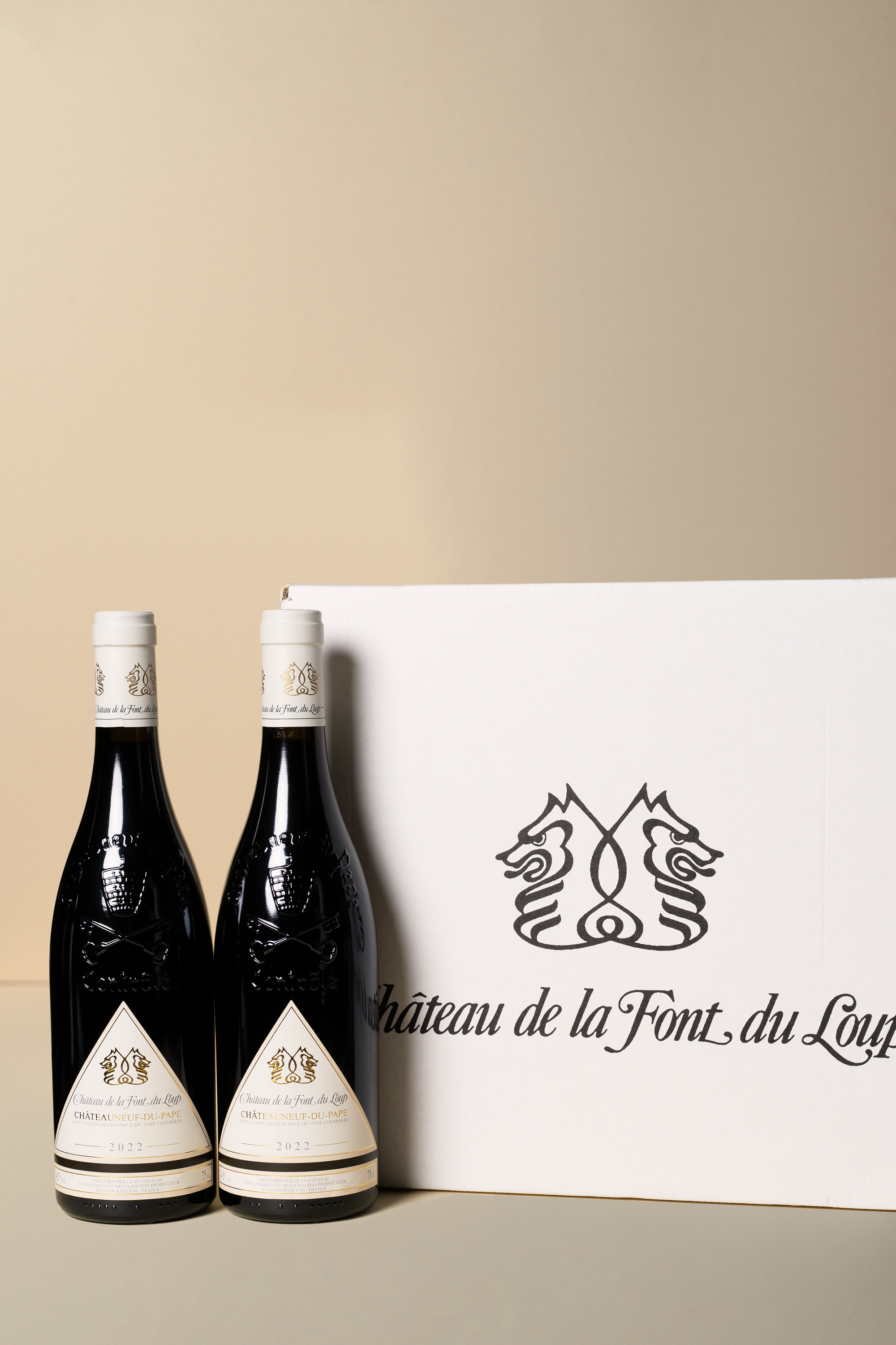 Chateau de la Font du Loup, Chateauneuf du Pape 2022 750ML (OCC of 12 bottles)
