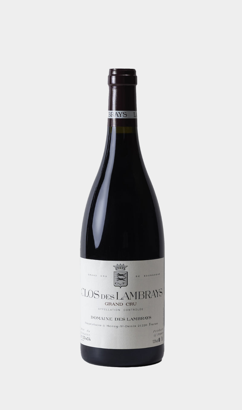 Domaine des Lambrays Clos des Lambrays Grand Cru 2011 wine bottle with iconic Burgundy label and refined presentation.