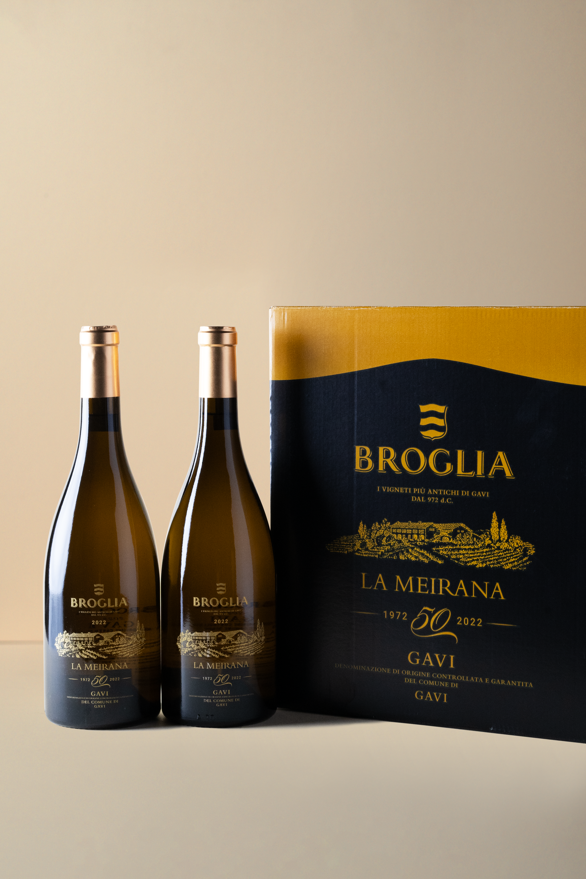 Broglia, Gavi di Gavi La Meirana 2022 750ML (OCC of 6 bottles)